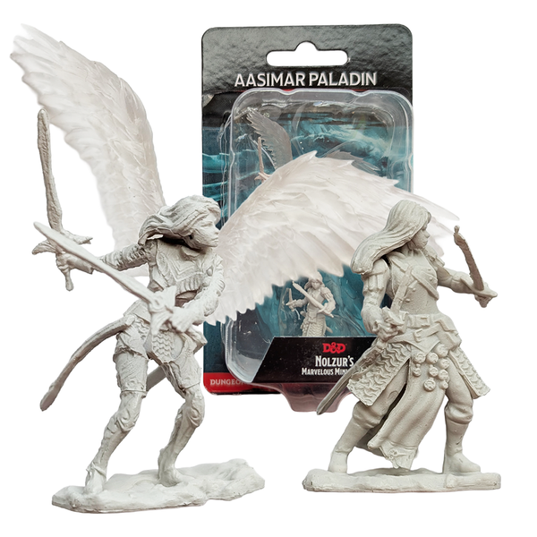 Aasimar Female Paladin - D&D Nolzur's Marvelous 1.5 inch Mini-Figure 2-Pack WizKids