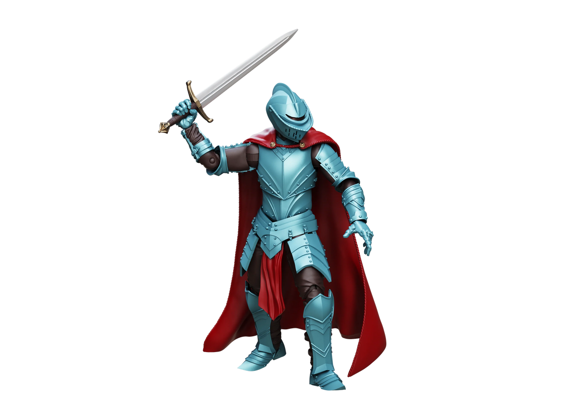Accord Paladin Hero Legendary Knight - Vitruvian H.A.C.K.S. 1:18 Scale Action Figure new in box by Boss Fight Studio Llc