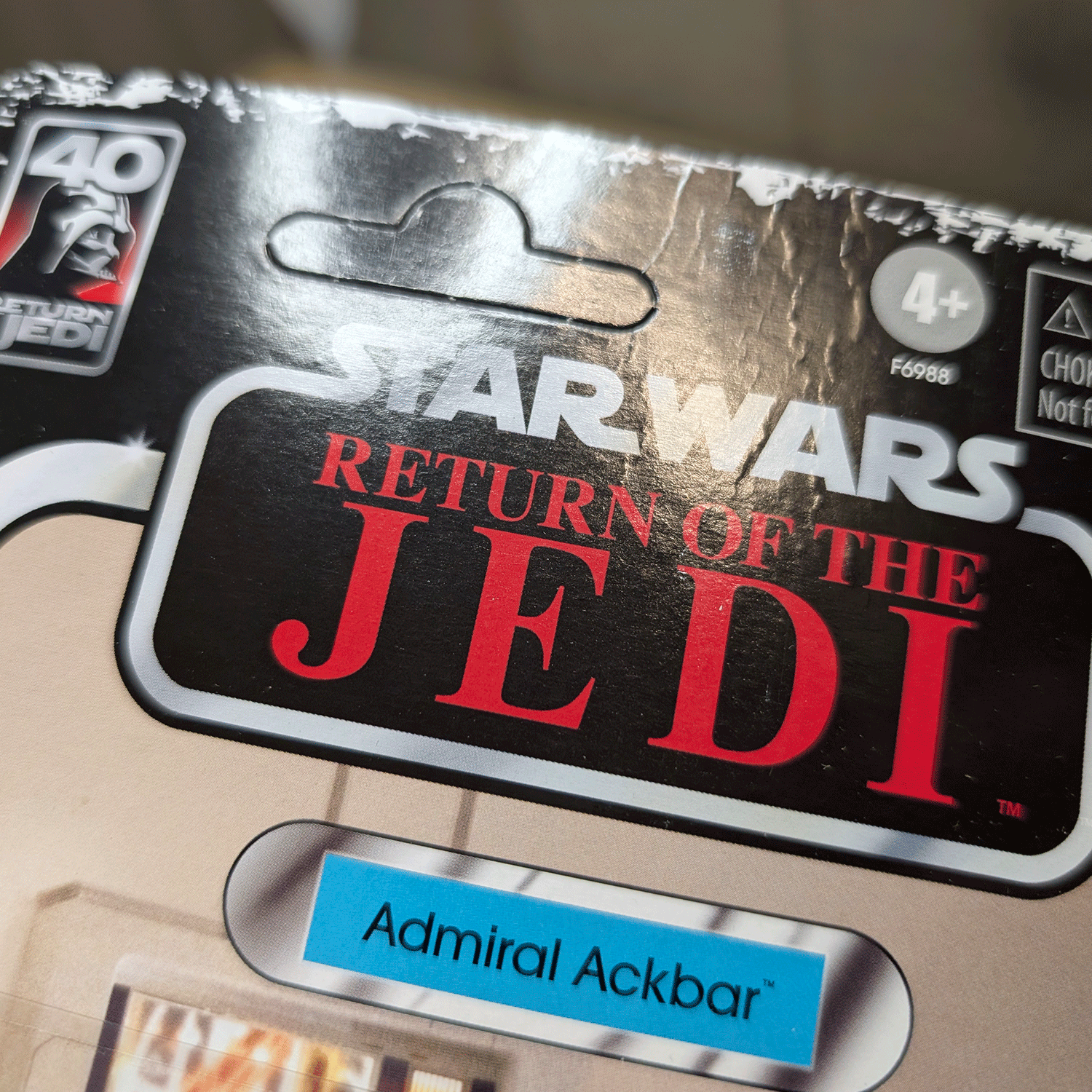 Admiral Ackbar Star Wars Retro Collection ROTJ Action Figure Exclusive Hasbro Not Mint