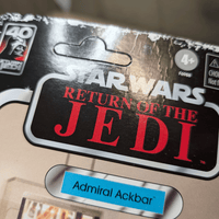 Admiral Ackbar Star Wars Retro Collection ROTJ Action Figure Exclusive Hasbro Not Mint