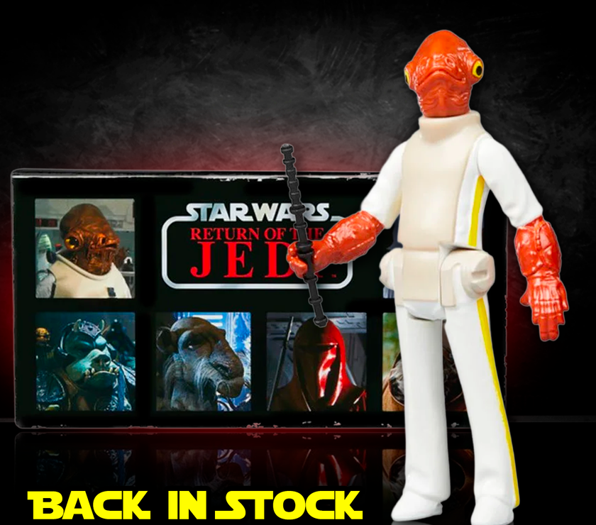 Kenner Admiral Ackbar Star Wars Retro Collection action figure 3.75 inch from Return of the Jedi new in box