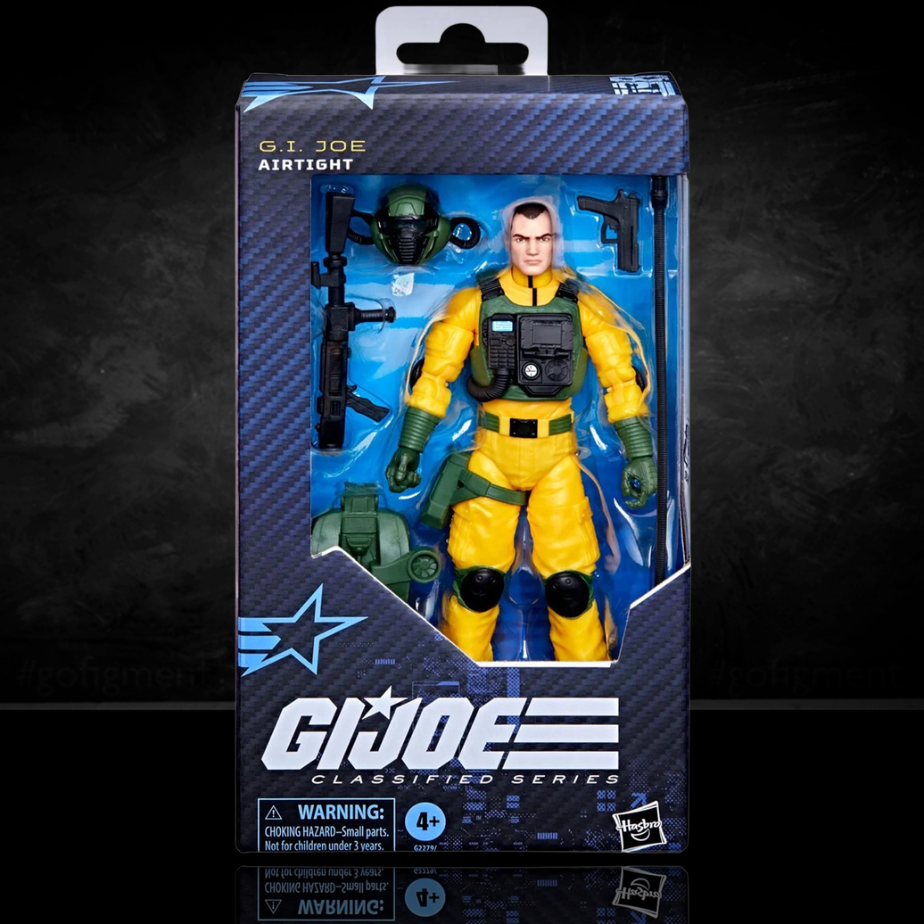Image of a Collectible Airtight "198" G.I. Joe Classified Series 6 inch Action Figure