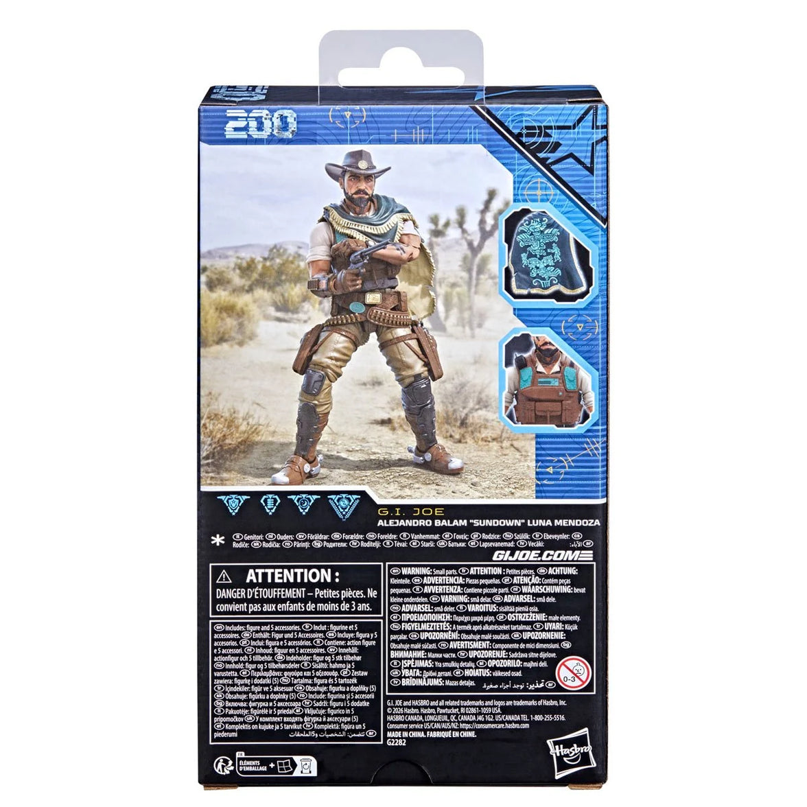 Alejandro Balam "Sundown" Luna Mendoza "200" G.I. Joe Classified Series 6 inch Action Figure