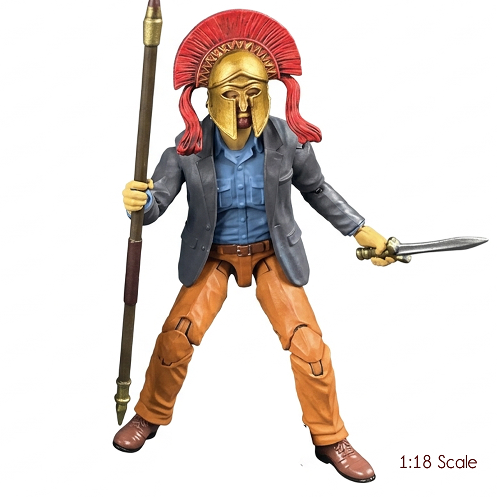 Vitruvian H.A.C.K.S. Action Figure: Alex Nikolaidis – Courageous Museum Curator & Zombie Slayer 1:18 Scale