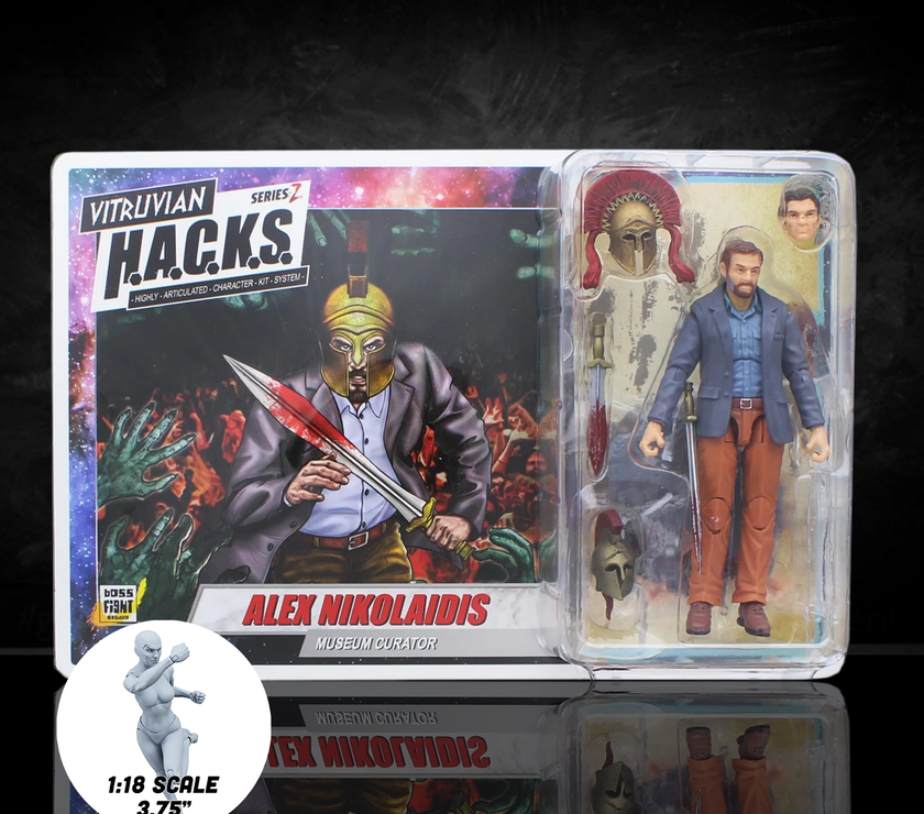 Vitruvian H.A.C.K.S. Alex Nikolaidis Action Figure – Unique