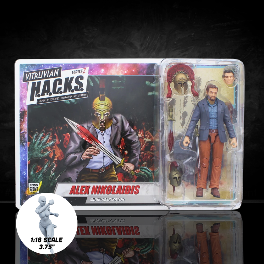 Vitruvian H.A.C.K.S. Action Figure: Alex Nikolaidis – Courageous Museu