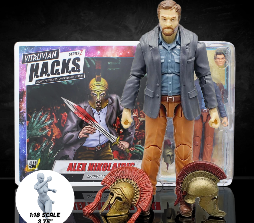 Vitruvian H.A.C.K.S. Alex Nikolaidis Action Figure – Unique