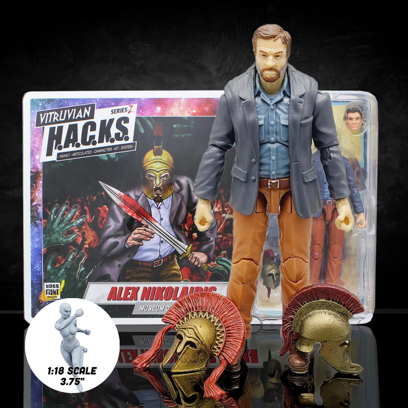 Vitruvian H.A.C.K.S. Action Figure: Alex Nikolaidis – Courageous Museu