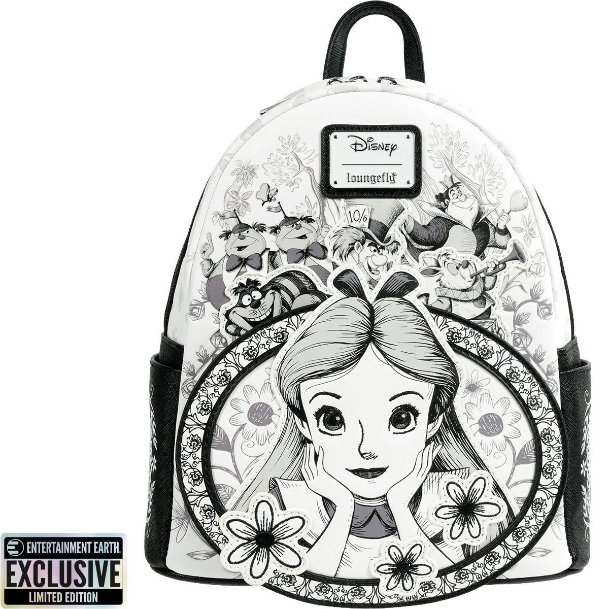Loungefly Alice in Wonderland Sketch Mini-Backpack - Entertainment Earth Exclusive|Authentic with Tags