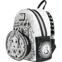 Loungefly Alice in Wonderland Sketch Mini-Backpack - Entertainment Earth Exclusive|Authentic with Tags