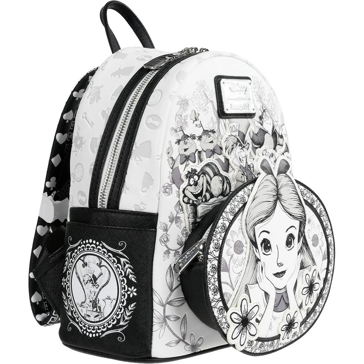 Loungefly Alice in Wonderland Sketch Mini-Backpack - Entertainment Earth Exclusive|Authentic with Tags
