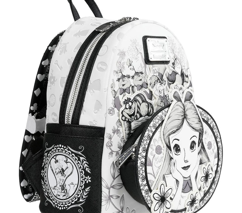 Loungefly Alice in Wonderland Sketch Mini-Backpack Exclusive