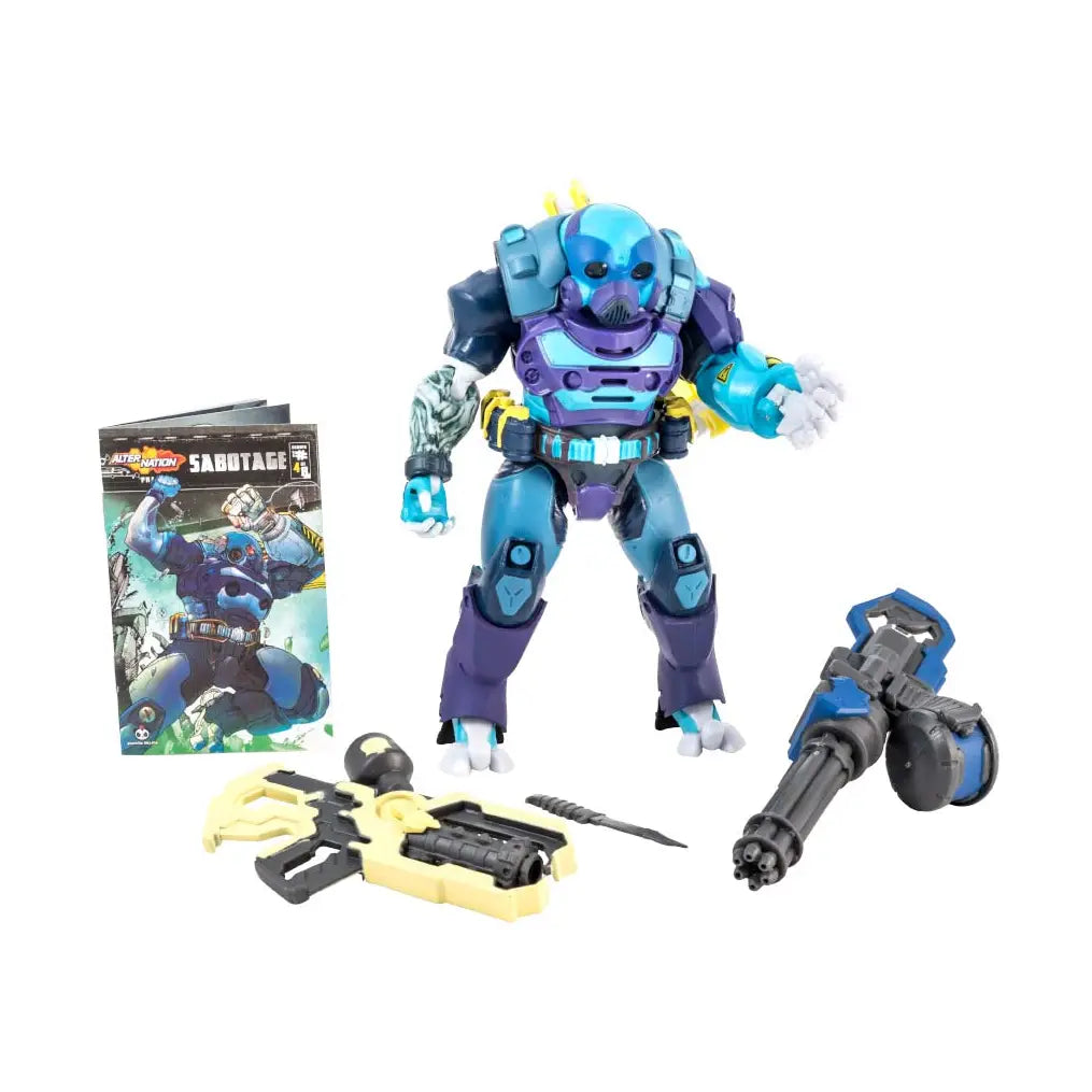 Sabotage 1:12 Scale 6" ReVAMP's Rogue Cyber-Soldier Action Figure by Altered Nation