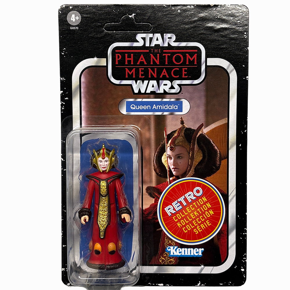 Queen Amidala Star Wars Retro Collection Action Figure in case by Kenner packaged collectible figure