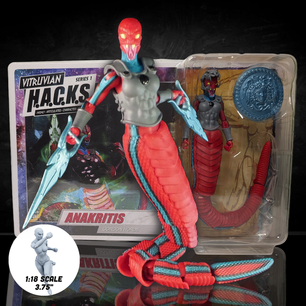 Anakritis Gorgon Vitruvian H.A.C.K.S. Series 1 Gorgon Horde 4" Figure