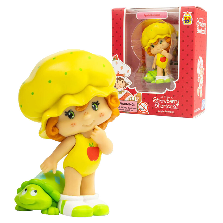 Loyal Subjects Apple Dumplin 2.5 inch vinyl figure from Strawberry Shortcake with turtle and collectible box