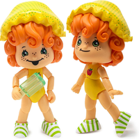 Boss Fight Studio Llc Apple Dumplin figure with curly orange hair, yellow bonnet, striped green shoes, and ice pop accessory