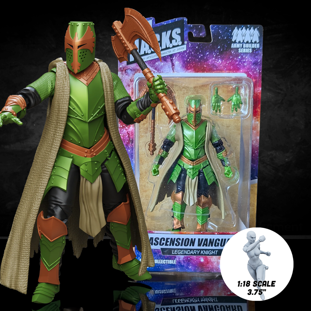 Ascension Vanguard Hero - Vitruvian H.A.C.K.S. 1:18 Scale Action Figure