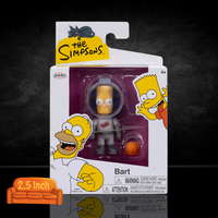Bart Simpson In Astronaut Costume The Simpsons 2.5" Action Figure Jakks Pacific Wave 7