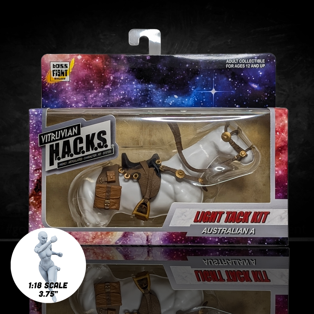 Mighty Steeds - Australian Tack Kit – BROWN Action Figure Accessories