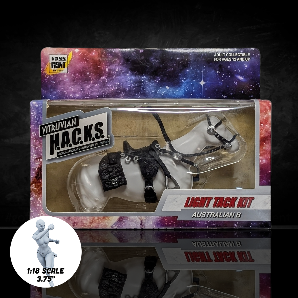 Mighty Steeds - Australian Tack Kit – BLACK Action Figure Accessories