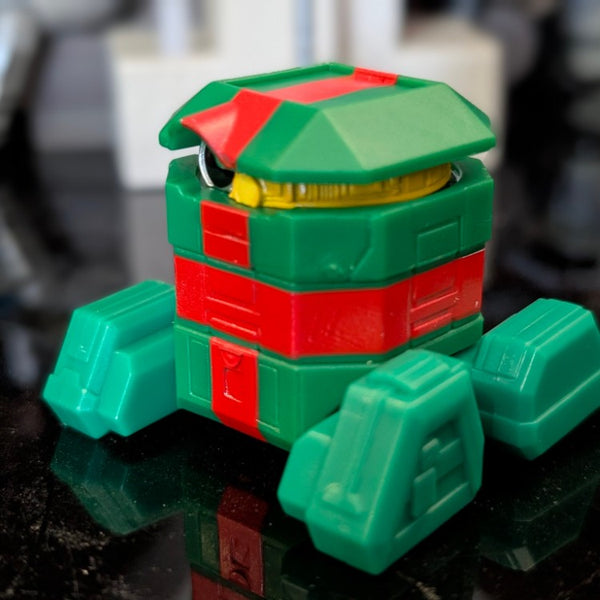 Hasbro B2-EMO Star Wars 3.75 inch droid action figure with festive green and red holiday design