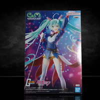 Banpresto Evolve Gundam 45th x Hatsune Miku Collaboration 8.3" Premium Figure - Authentic in vibrant collectible packaging