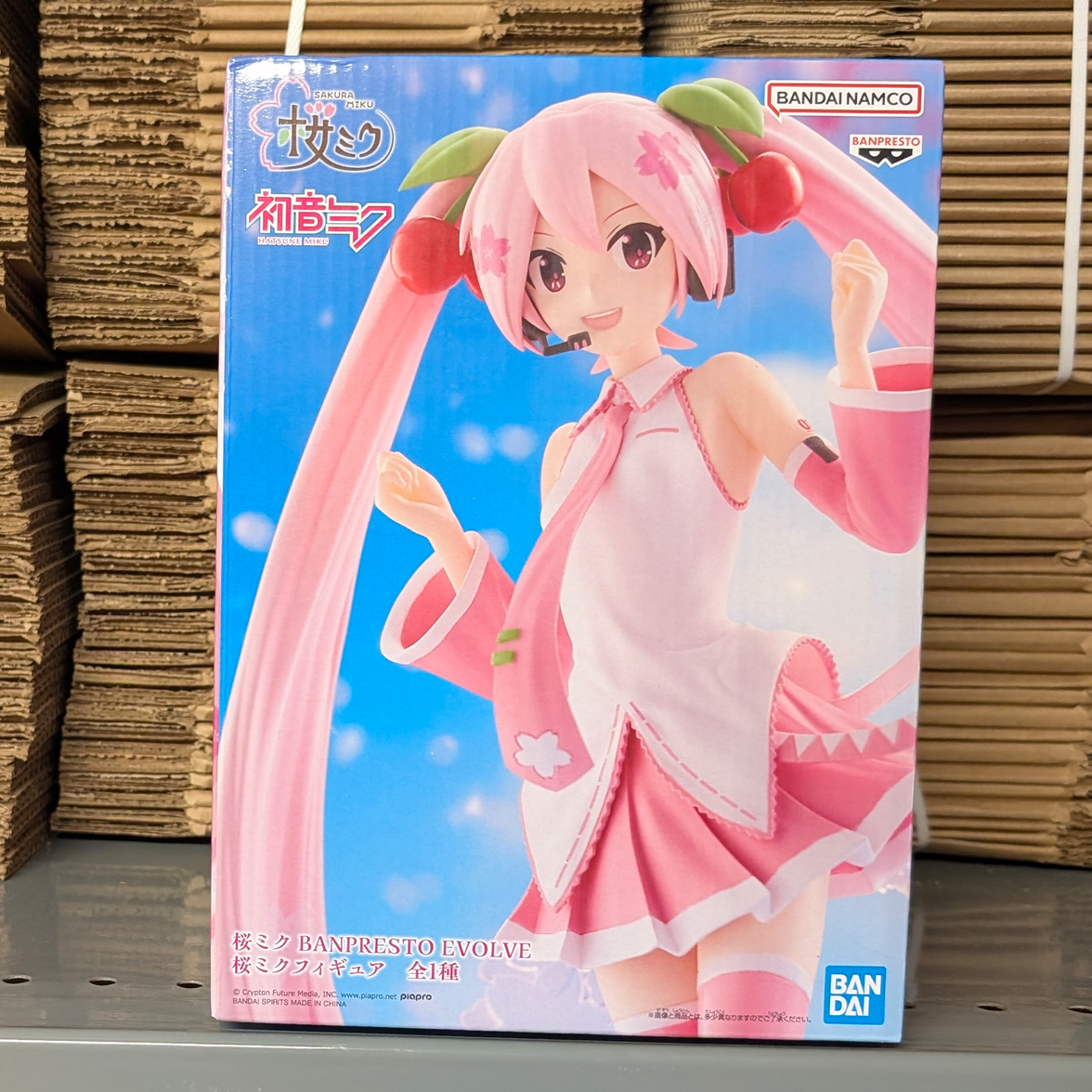 Sakura Miku Evolve 9" Banpresto Anime Statue Hatsune Miku Figure
