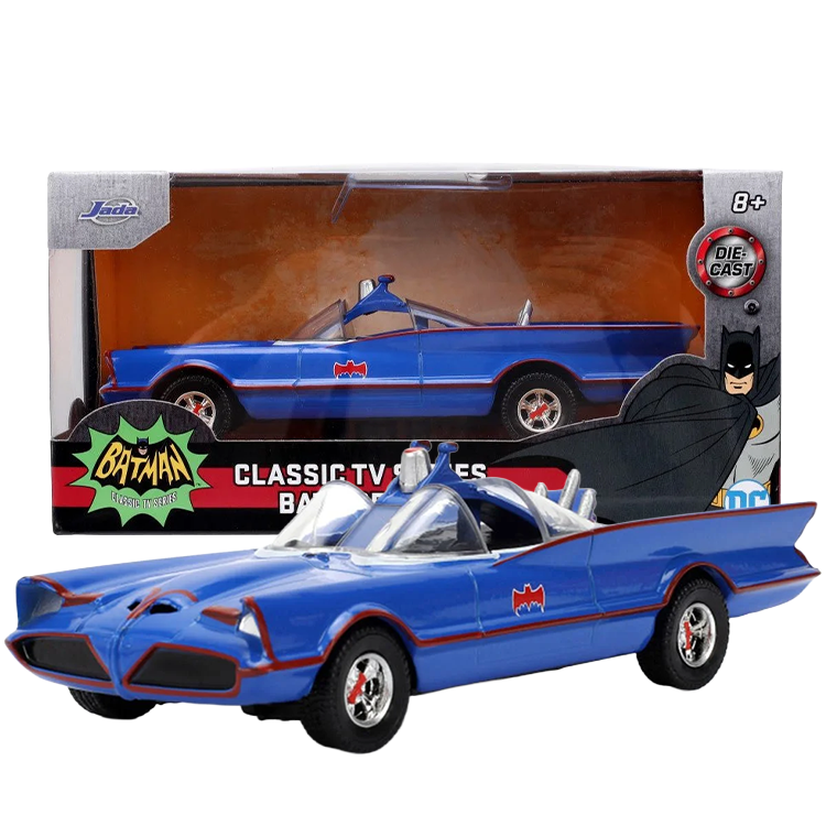 Batman Jada Toys 1966 Batmobile Animated Color Version 1:32 Scale Die-Cast Vehicle by Go Figment