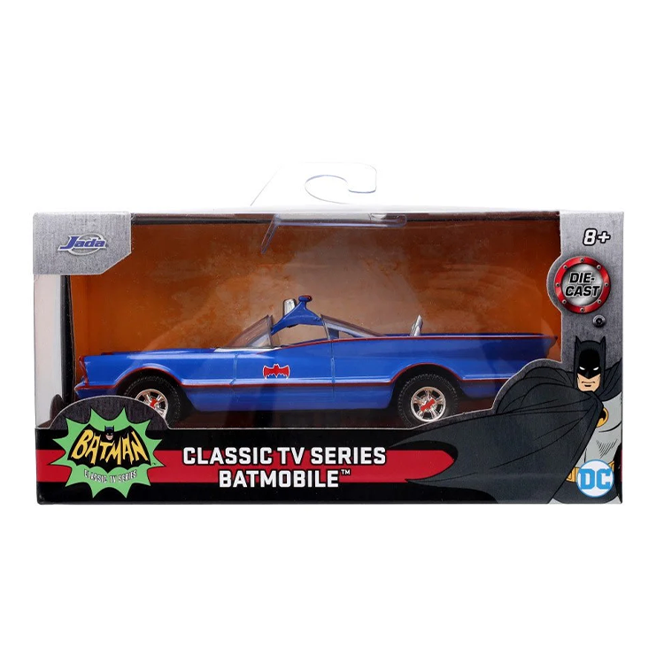 Batman Jada Toys 1966 Batmobile Animated Color Version 1:32 Scale Die-Cast Vehicle in box by Go Figment