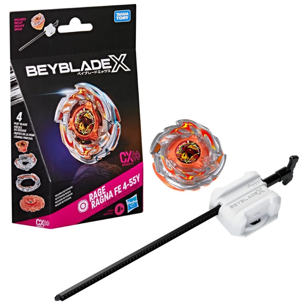 Beyblade X Rage Ragna FE 4-55Y CX Infinity Starter Pack Set Hasbro Beyblade Spinning Tops