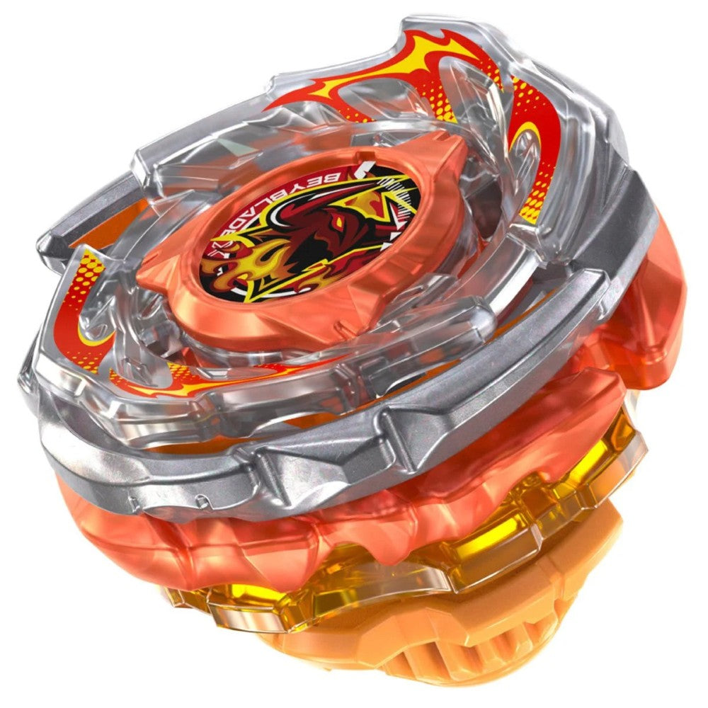 Beyblade X Rage Ragna FE 4-55Y CX Infinity Starter Pack Set Hasbro Beyblade Spinning Tops, red and orange spinning tops