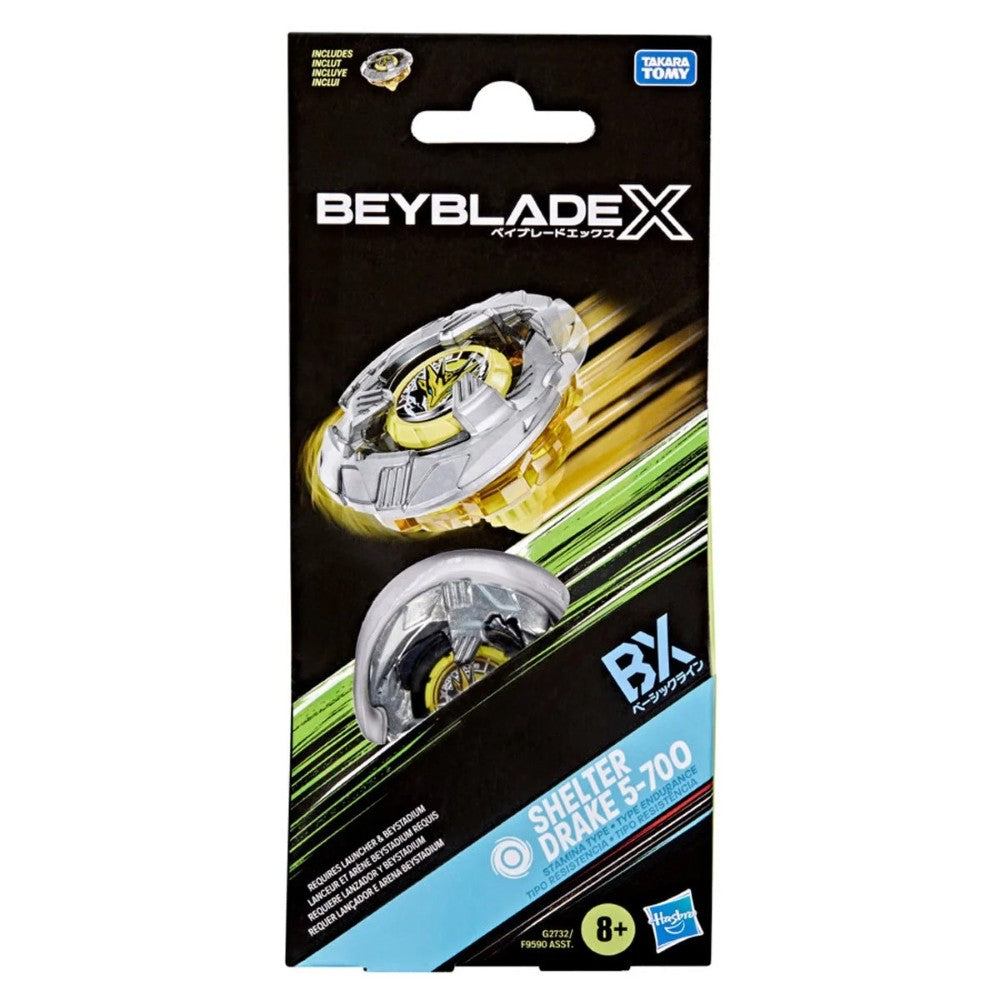 Beyblade X Shelter Drake 5-70O Booster Pack Set Hasbro Beyblade Spinning Tops