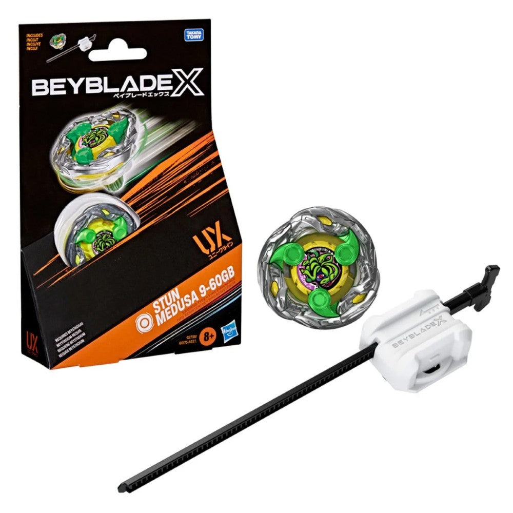 Beyblade X Stun Medusa 9-60GB UX Starter Pack Set Hasbro Beyblade Spinning Tops