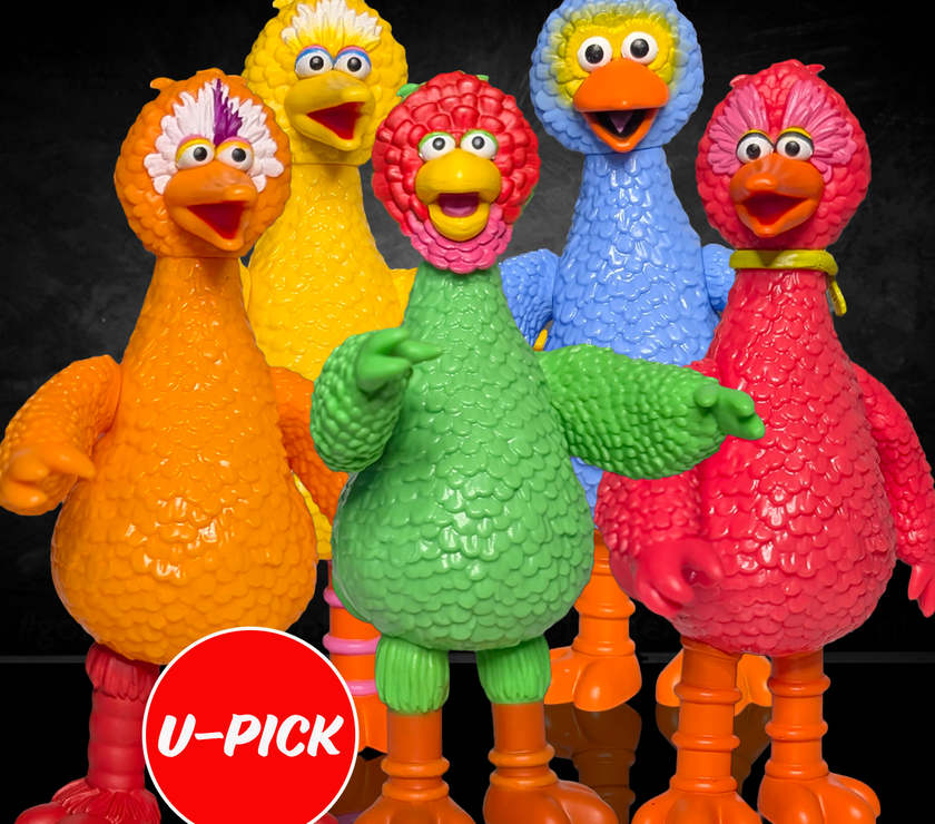 Big Birds From Around The World 1:18 Scale Sesame Street 3.75