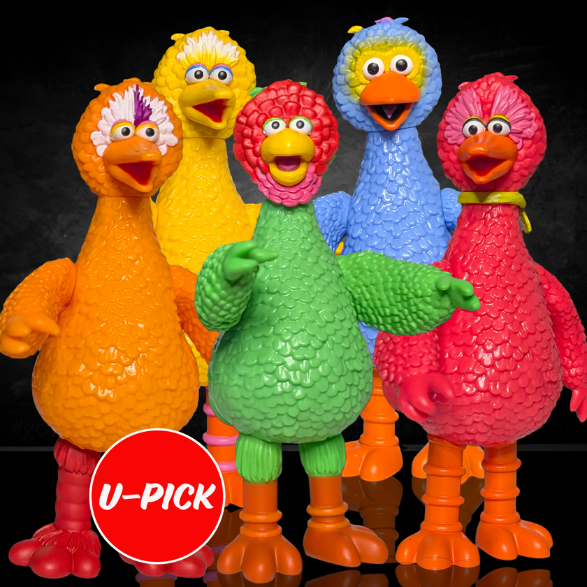 Big Birds From Around The World 1:18 Scale Sesame Street 3.75