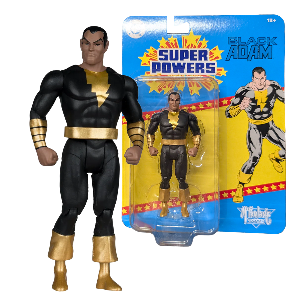 Black Adam McFarlane Toys DC Super Powers Wave 14 4.5 inch Scale Action Figure EE Exclusive packaged figure