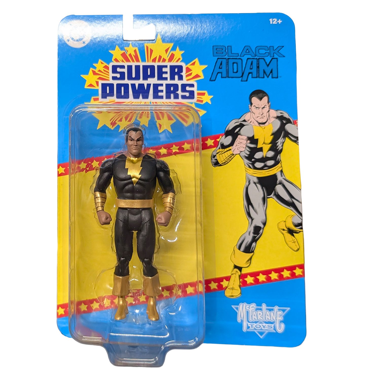Black Adam McFarlane Toys DC Super Powers Wave 14 4.5 inch Scale Action Figure EE Exclusive packaged figure