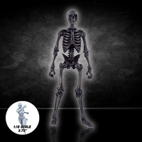 Vitruvian H.A.C.K.S. BLACK 1:18 Scale Action Figure: Skeleton Blank