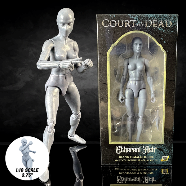 Ethereal Ash Female Court of the Dead Action Figure Blank 1:18th Scale