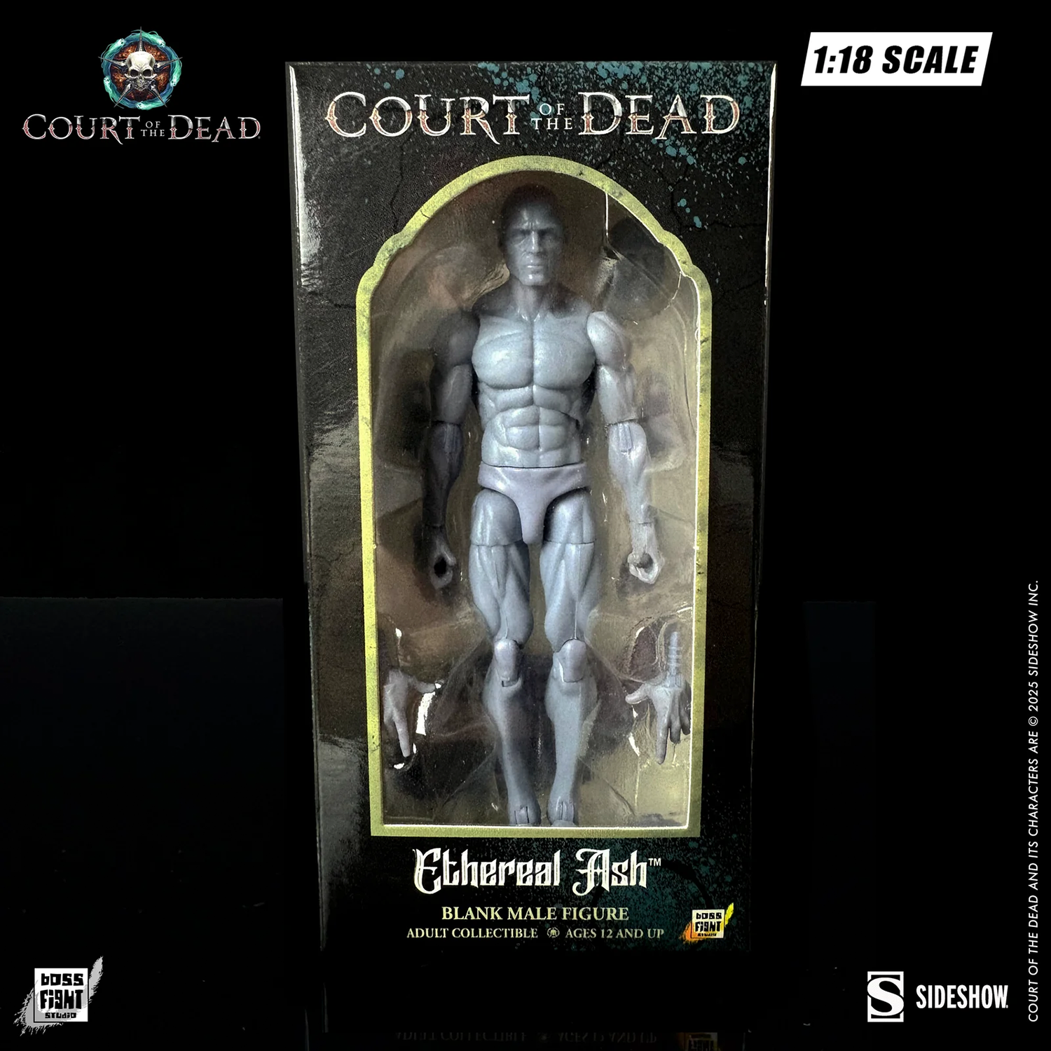 Ethereal Ash Male Court of the Dead Action Figure Blank 1:18th Scale