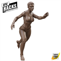 EPIC H.A.C.K.S. Blank Female COFFEE 6" Scale Premium Action Figure