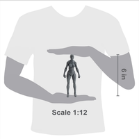 EPIC H.A.C.K.S. Blank Female SHADY GREY 6" Scale Premium Action Figure