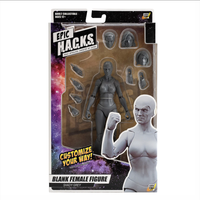 EPIC H.A.C.K.S. Blank Female SHADY GREY 6" Scale Premium Action Figure
