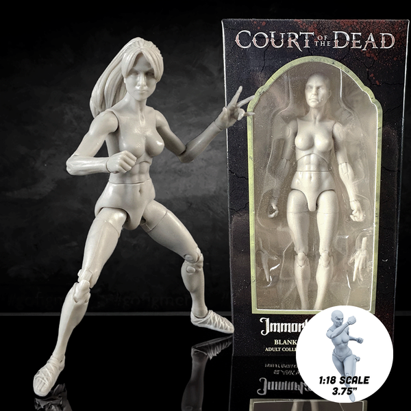 Immortal Ivory Female Court of the Dead Action Figure Blank 1:18th Scale