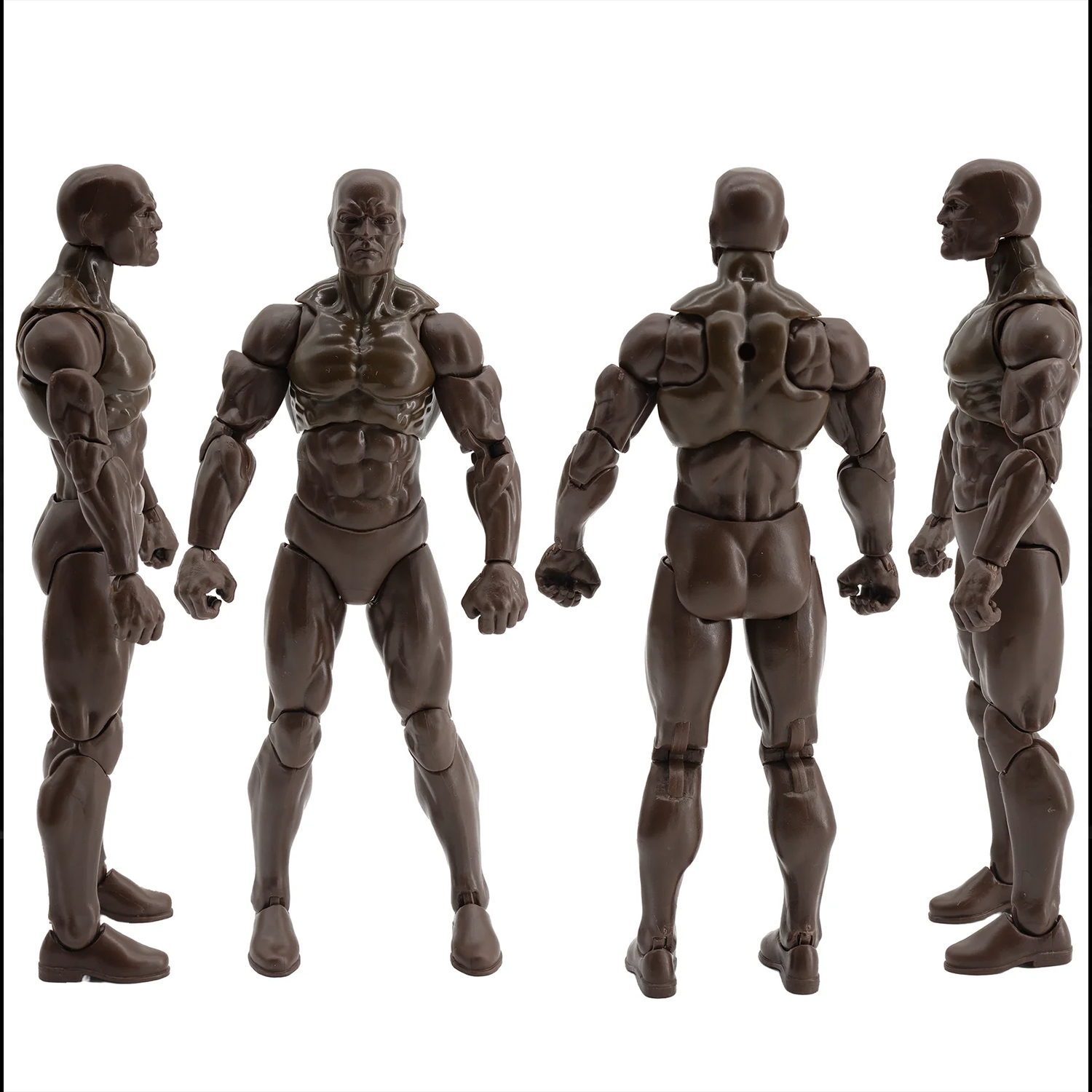 EPIC H.A.C.K.S. Blank Male COFFEE BROWN 6" Scale Premium Action Figure