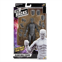 EPIC H.A.C.K.S. Blank Male SHADY GREY 6" Scale Premium Action Figure