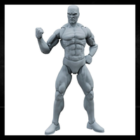 EPIC H.A.C.K.S. Blank Male SHADY GREY 6" Scale Premium Action Figure