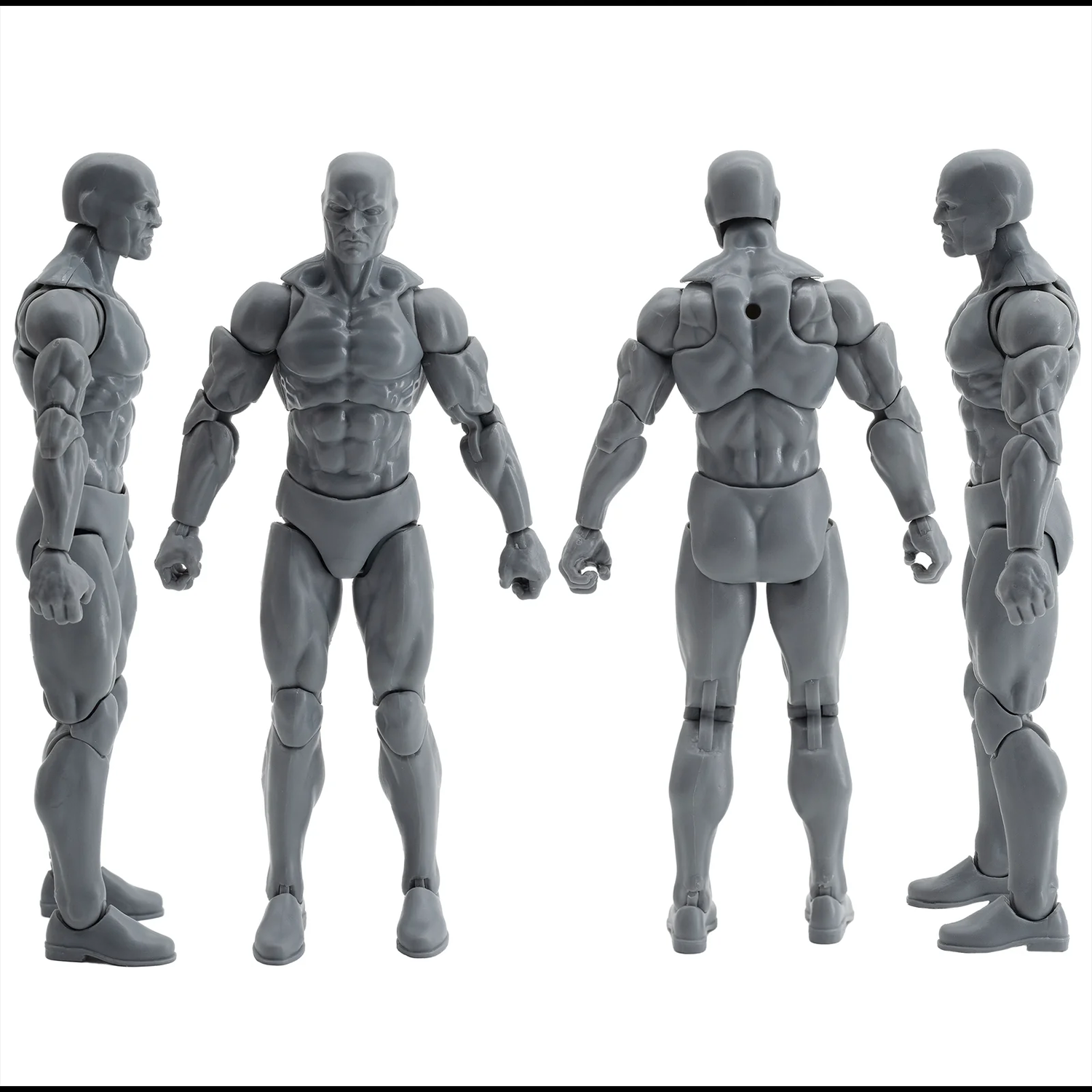 EPIC H.A.C.K.S. Blank Male SHADY GREY 6" Scale Premium Action Figure