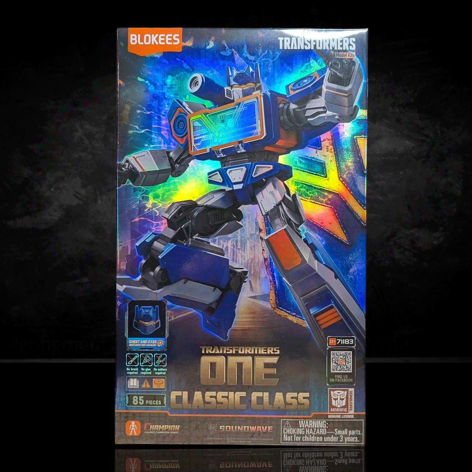 Transformers Classic Class 17 | Transformers One Soundwave – Premium Light-Up Model Kit